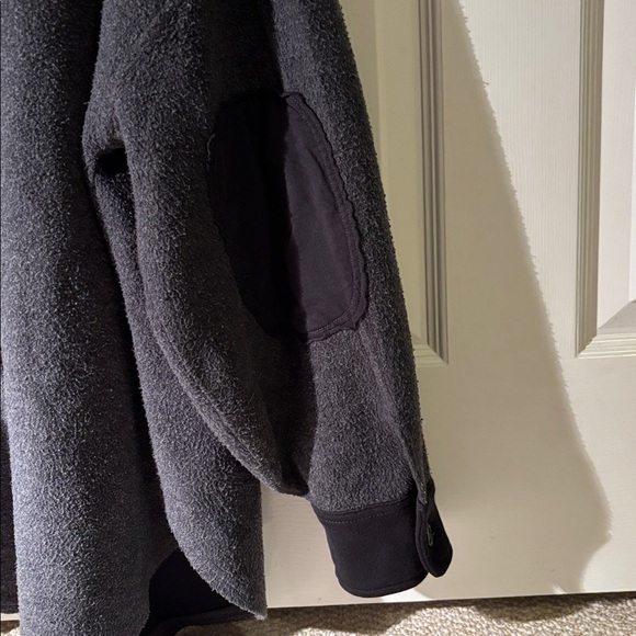 Free People Charcoal and Black “Ruby” Oversized Shirt Jacket Wmns Size XS - Picture 7 of 7